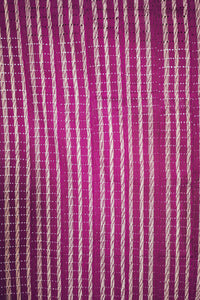Gold/burgundy cotton lurex metallic aso oke cloth