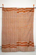 Load image into Gallery viewer, Metallic see through brown aso oke cloth