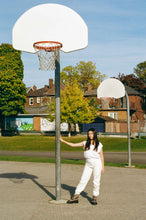 Load image into Gallery viewer, white cotton preppy oversized vest