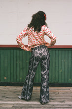 Load image into Gallery viewer, BLOCK PRINT CARDIGAN WITH BEADED FRINGE