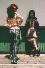 Load image into Gallery viewer, BLOCK PRINT CARDIGAN WITH BEADED FRINGE