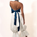 TOSCA BLOOMERS IN IVORY SILK TAFFETA