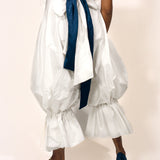 TOSCA BLOOMERS IN IVORY SILK TAFFETA