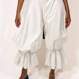 TOSCA BLOOMERS IN IVORY SILK TAFFETA