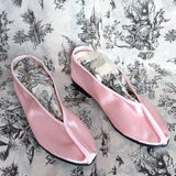 SATIN THEATRE SLIPPER IN BLUSH