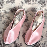 SATIN THEATRE SLIPPER IN BLUSH