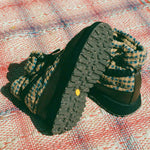 natural dye tall winter hiking slip on boot