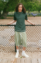 Load image into Gallery viewer, dark green jersey pique oversized tshirt
