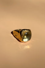 Load image into Gallery viewer, 18k gold plated sterling silver lemon quartz ring