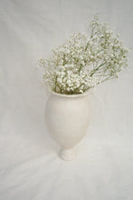 Load image into Gallery viewer, handmade ceramic wood fired vase in white