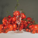 clear crystal calla lily wine glass