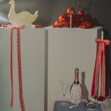 clear crystal calla lily wine glass