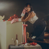 clear crystal calla lily wine glass