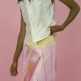 CAPELLI SKIRT IN PINK AND YELLOW