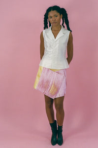 CAPELLI SKIRT IN PINK AND YELLOW