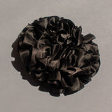 CARNATION SCRUNCHIE IN BLACK