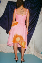 Load image into Gallery viewer, CHIRRI DRESS IN PINK DEDON TIE DYE - 100% SILK