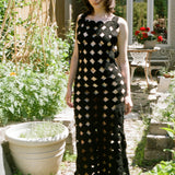 CIRCLE DRESS IN BLACK