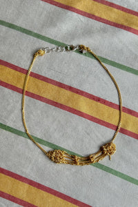 18k gold vermeil sterling silver chain crocheted necklace