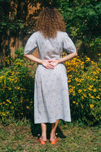 Load image into Gallery viewer, baby blue dandelion cotton folklore dress