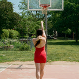 CORAZON MINI DRESS IN TOMATE