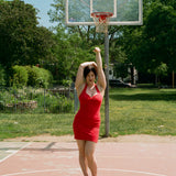 CORAZON MINI DRESS IN TOMATE