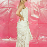 CORSETTO CISNE IN BIANCO ABORIO
