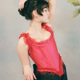 CORSETTO FIAMMETTA IN FUCHSIA