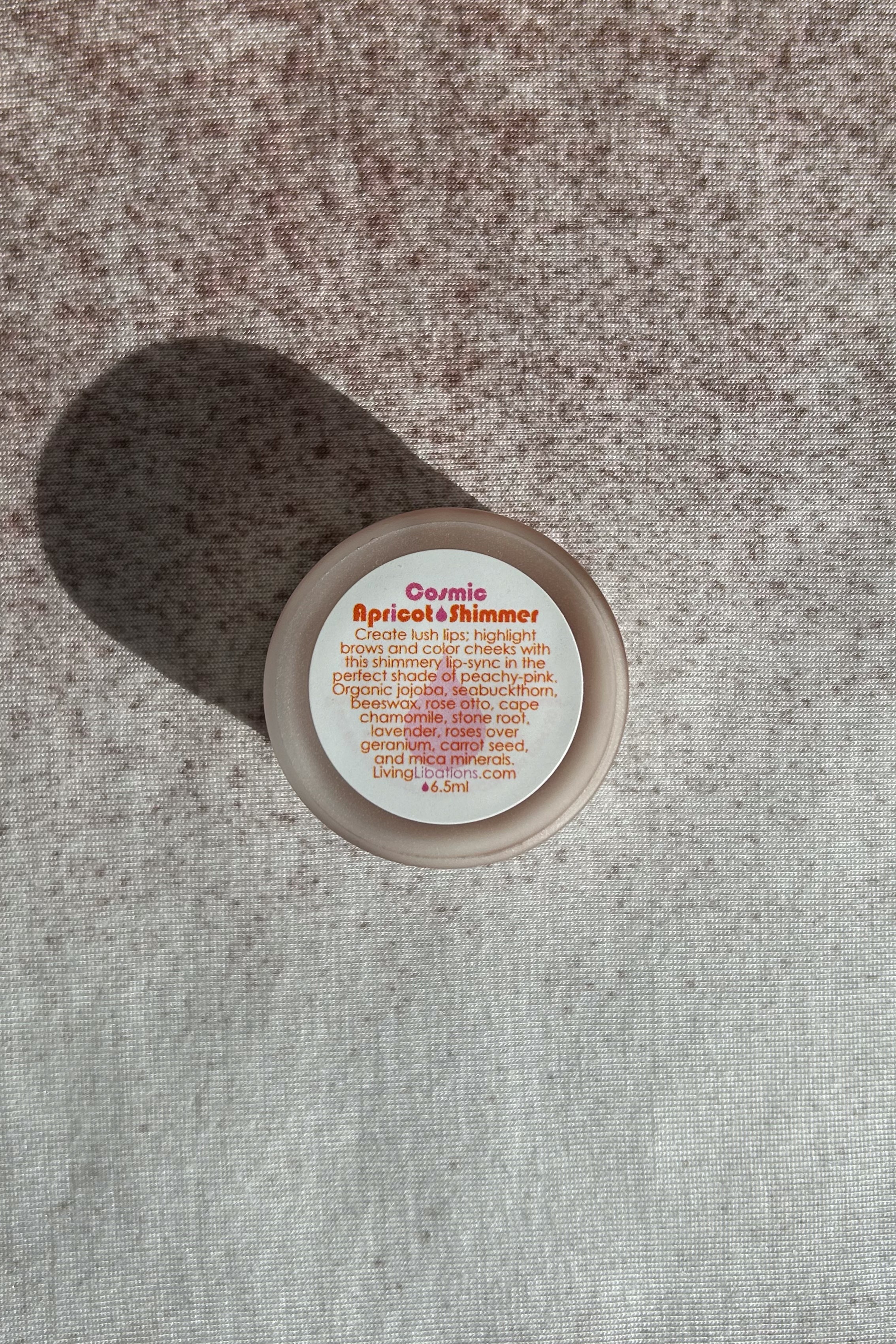 lightweight apricot shimmer beauty balm