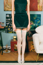 Load image into Gallery viewer, off black cupro polyester slinky skort