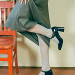 navy patent leather mary jane heel