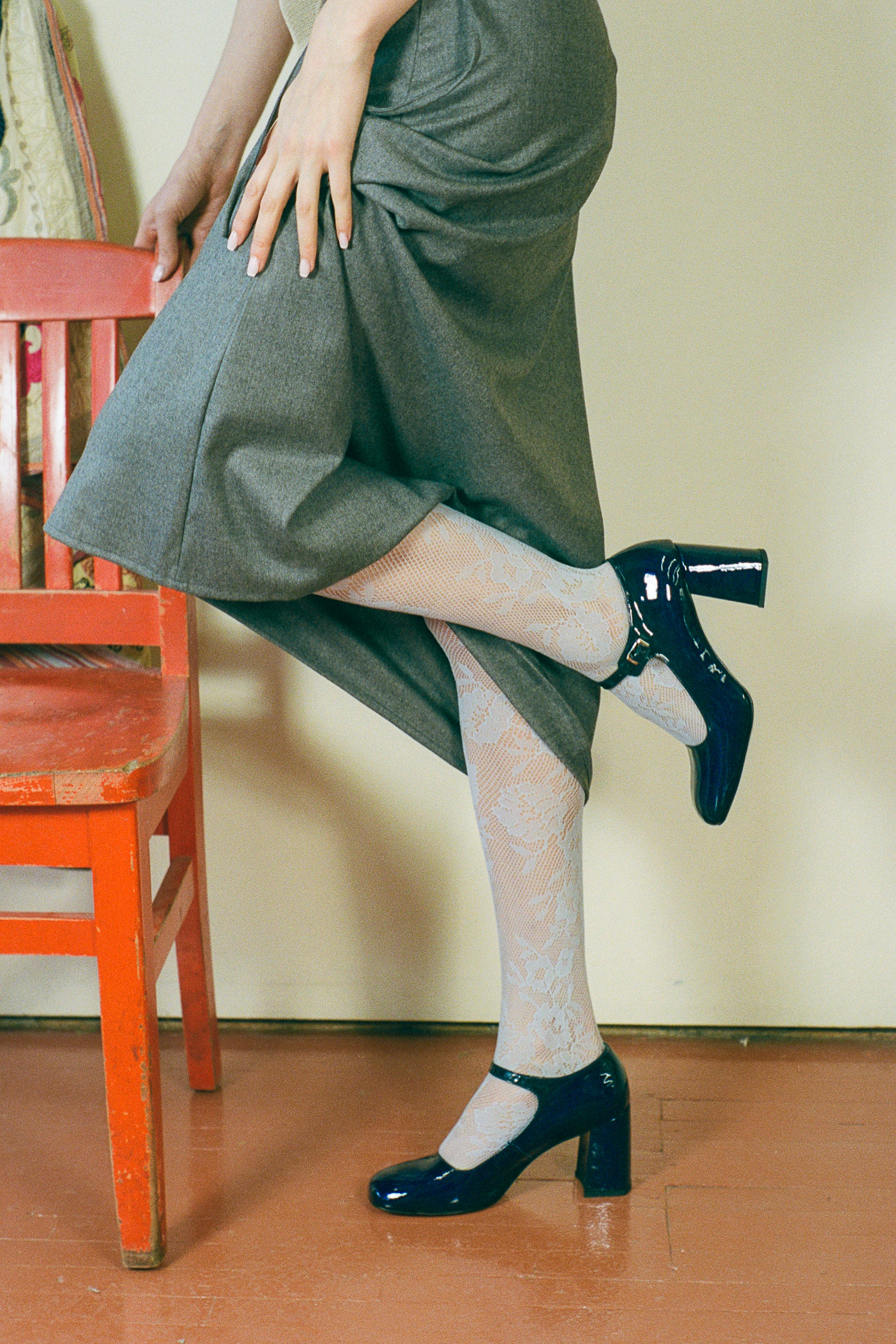 navy patent leather mary jane heel