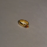 ENERO RING IN GOLD/GARNET