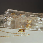 18k gold plated garnet stone ring