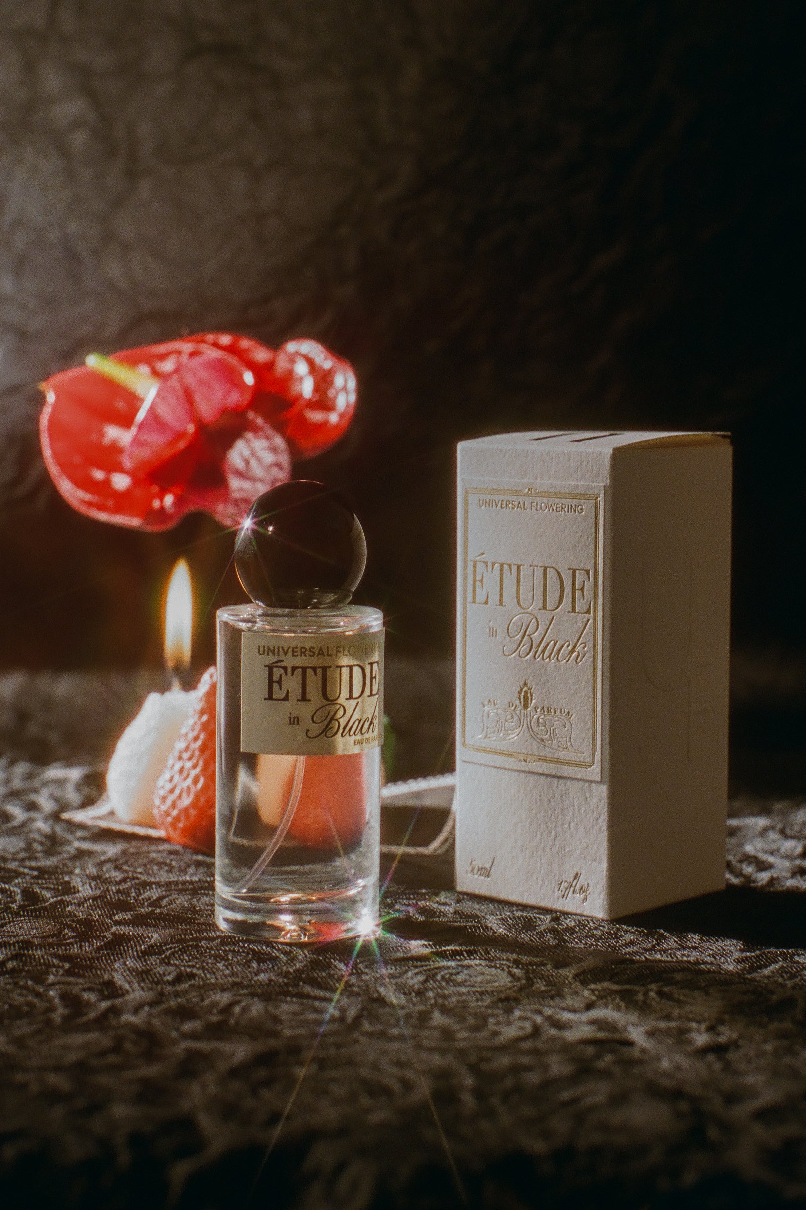 Strawberries Rose Liqueur Hinoki Canldewax Musk Cedarwood perfume