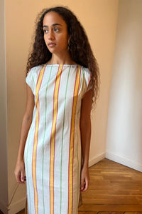 EURYDICE DRESS IN BEKASSAM STRIPE