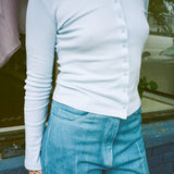 SOPHIE CARDIGAN IN LAGOON