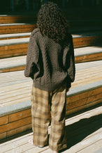 Load image into Gallery viewer, FRANKENSTEIN CABLE KNIT IN NATURAL BROWN GLITTER