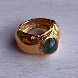 FRUTO MELÓN RING IN GOLD/GREEN