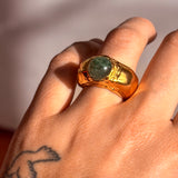 FRUTO MELÓN RING IN GOLD/GREEN