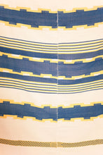 Load image into Gallery viewer, Blue yellow cream large handwoven soft cloth