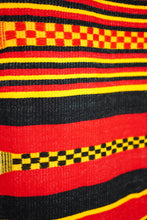 Load image into Gallery viewer, Red black yellow long handwoven soft cloth