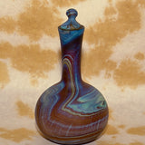 GLASS VASE WITH STOPPER MULTI