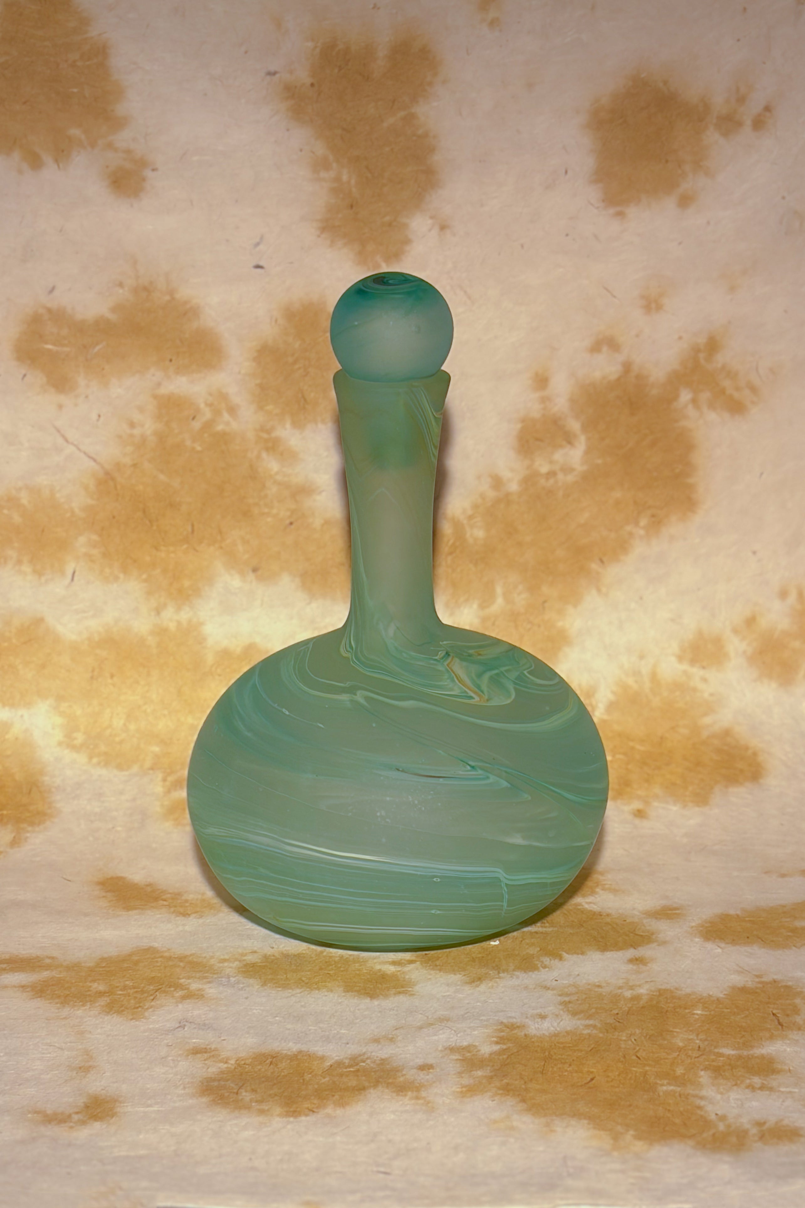GLASS VASE WITH STOPPER MULTI