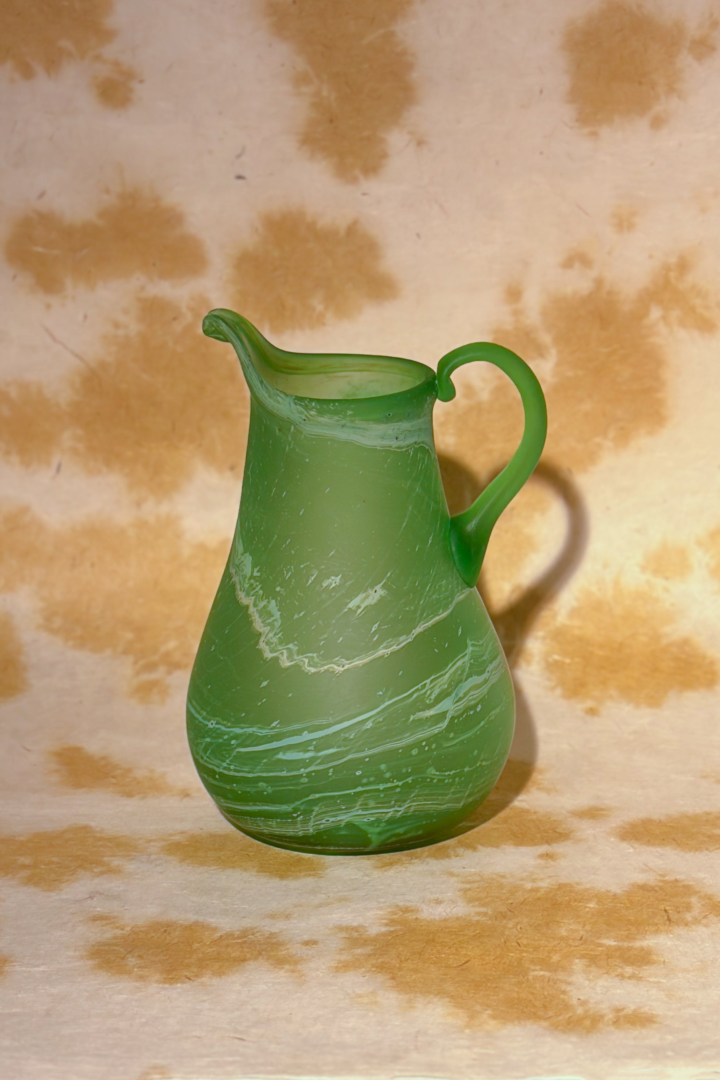 GREEN LARGE GLASS VASE MULTI