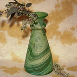 GREEN LARGE GLASS VASE MULTI