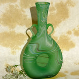 GREEN LARGE GLASS VASE MULTI