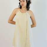 HALTER DRESS IN RICE