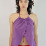 HALTER TOP IN PURPLE