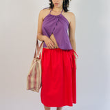 HALTER TOP IN PURPLE